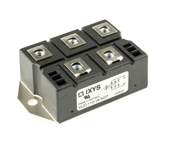 63-7359-53　IXYS VUO110-16NO7, 3-phase Bridge Rectifier Module, 127A 1600V, 5-Pin PWS E 1　VUO110-16NO7
