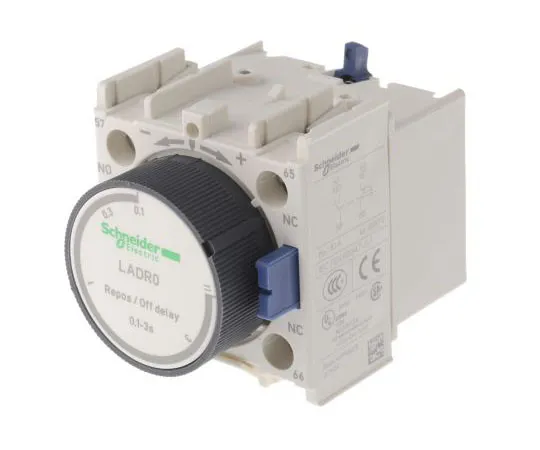63-7522-35　TeSys D Series Analogue (OFF Delay) Pneumatic Timer, Range 0.1 → 3s, NO/NC Contacts　LADR0