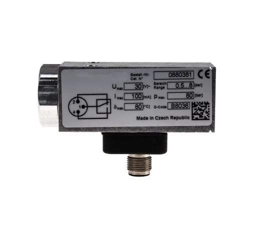 63-7366-32　RS PRO Pressure Switch, M12 x 1 0.5bar to 8 bar　136-6276