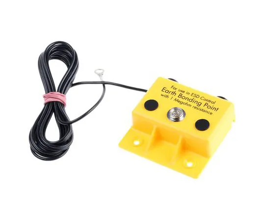 63-7477-99　RS PRO ESD Earth Bonding Box With 10 mm Stud, 4 mm Socket x 2　298-3941