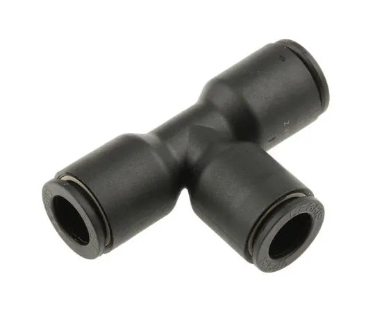 63-7410-05　Legris 3104 Pneumatic Tee Tube-to-Tube Adapter, Push In 8 mm x Push In 8 mm x Push In 8 mm　3104 08 00