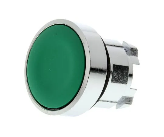 63-7493-44　Schneider Electric Harmony XB4 Series, Green Push Button Head, Spring Return, 22mm Cutout　ZB4BA3