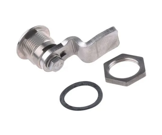 63-7497-83　Steinbach & Vollman Panel to Tongue Depth 32mm Stainless Steel Triangular Lock, Key to unlock　6801840