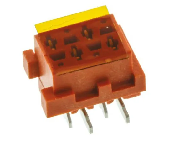 63-7509-74　TE Connectivity Micro-MaTch Series 1.27mm Pitch 4 Way 2 Row Straight PCB Socket, Surface Mount, Solder Termination　7-188275-4