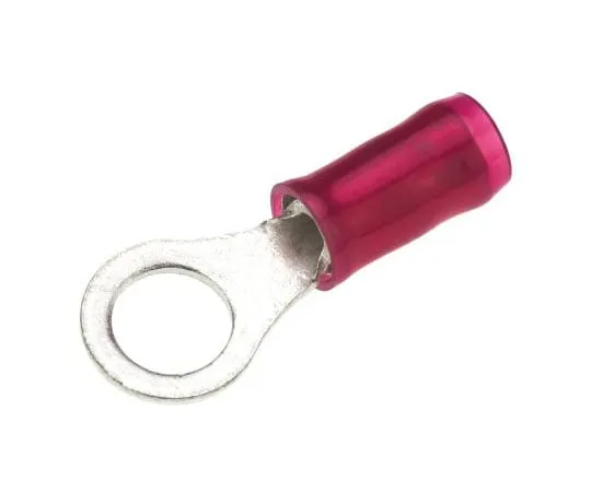 63-7383-87　TE Connectivity PIDG Series Insulated Crimp Ring Terminal, M5 Stud Size, 0.25mm² to 1.6mm² Wire Size, Red　130005