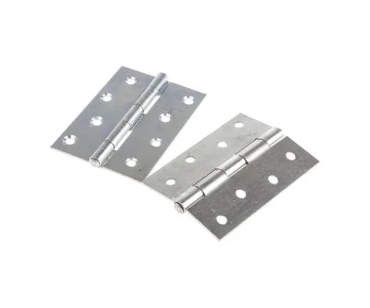 63-7542-73　RS Pro Zinc Plated Steel Butt Hinge with a Fixed Pin Screw, 100mm x 71mm x 1.75mm　436-5086