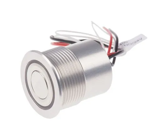63-7544-26　Schurter Single Pole Single Throw (SPST) Push Button Switch, 22.2 (Dia.)mm, Panel Mount　1241.64