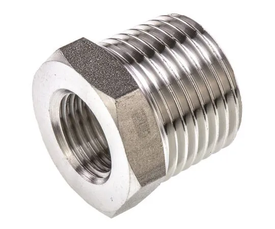 63-7484-88　Legris Stainless Steel Hexagon Straight Reducer 1/2in R(T) Male x 1/4in G(P) Female　1863 21 13