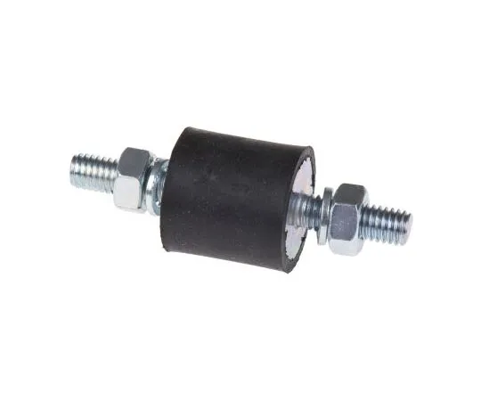 63-7440-51　FIBET 2020VV18-60 56mm Shock Mount M6 20mm Diameter 32.4kg Compression Load 4mm, Male to Male Natural Rubber　2020VV18-60