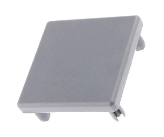 63-7448-08　FlexLink Grey Polyamide Square End Cap 44 mm strut profile , Groove 11mm　XCBE 44