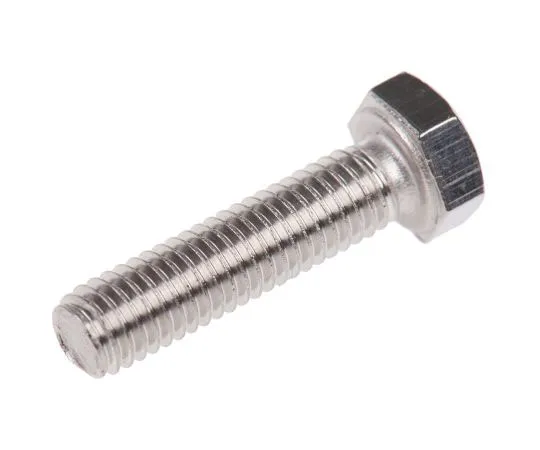 63-7456-82　Plain Stainless Steel Hex M5 x 20mm Set Screw　263-2211
