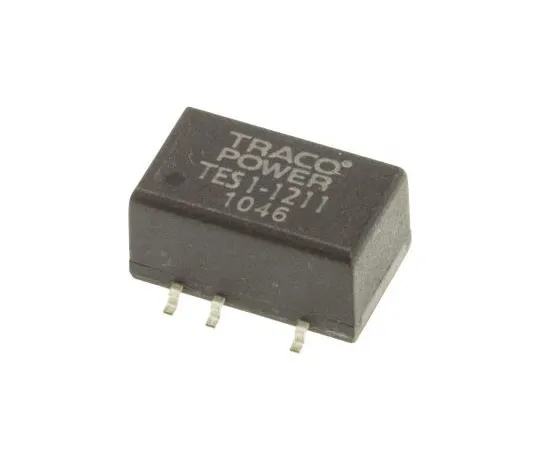 63-7357-53　TRACOPOWER TES 1 1W Isolated DC-DC Converter Surface Mount, Voltage in 10.8 → 13.2 V dc, Voltage out 5V dc　TES 1-1211