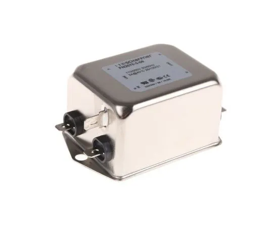 63-7430-05　Schaffner FN2070 Series 3A 110 V ac, 250 V ac DC to 400Hz Chassis Mount RFI Filter, with Tab Terminals　FN2070-3-06