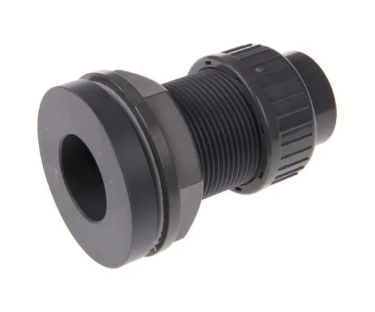 63-7528-37　Georg Fischer 161050228 Straight Tank Adapter PVC Pipe Fitting, 25mm dia.　161050228