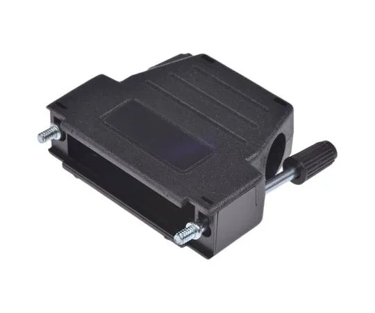 63-7538-04　MH Connectors MHDSSK-T/P Series ABS Angled, Straight D-sub Connector Backshell, 25 Way, Strain Relief　MHDSSK-P-25-L-K