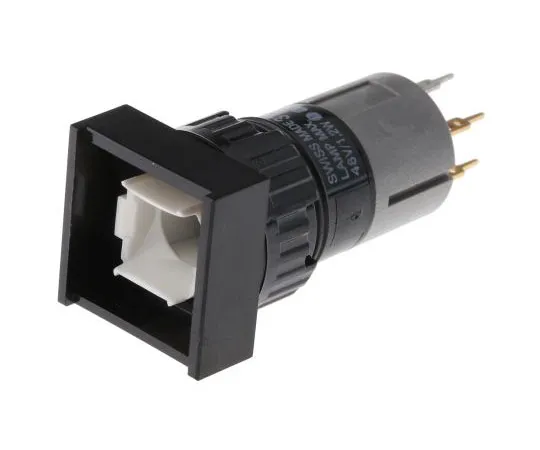 63-7447-90　EAO Single Pole Double Throw (SPDT) Latching Push Button Switch, IP40, 16 (Dia.)mm, PCB　31-483.036