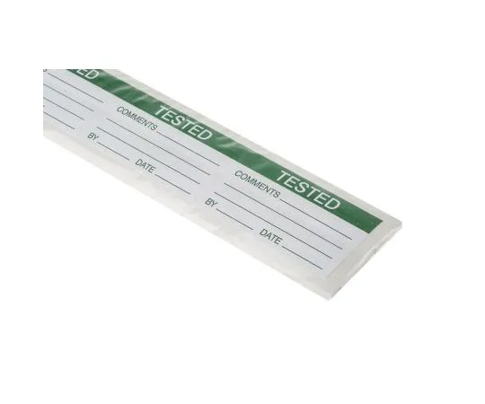 63-7547-85　RS PRO Adhesive Pre-Printed Adhesive Label-Tested-. Quantity: 30　445-4079