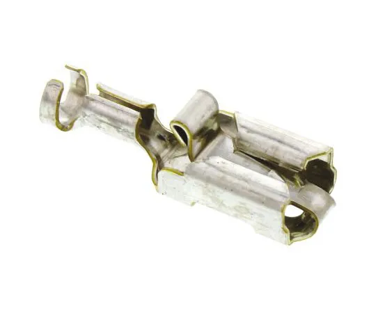 63-7519-16　TE Connectivity Positive Lock .250 Mk I Series Crimp Receptacle, 6.35 x 0.81mm, 0.8mm² to 2mm², 18AWG to 14AWG, Tin　341002-6