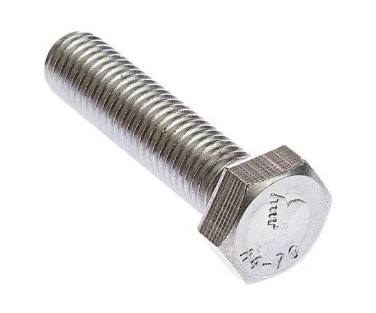 63-7410-81　Plain Stainless Steel Hex Hex Bolt, M12 x 50mm　183-9146