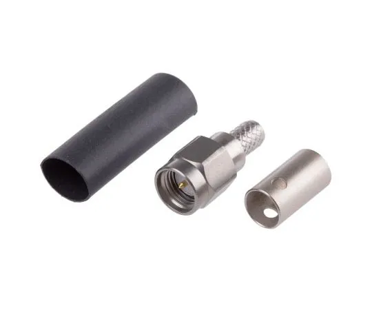 63-7474-25　Radiall Straight 50Ω Cable Mount SMA Connector, Crimp Termination RG142, RG223, RG400　R125076001
