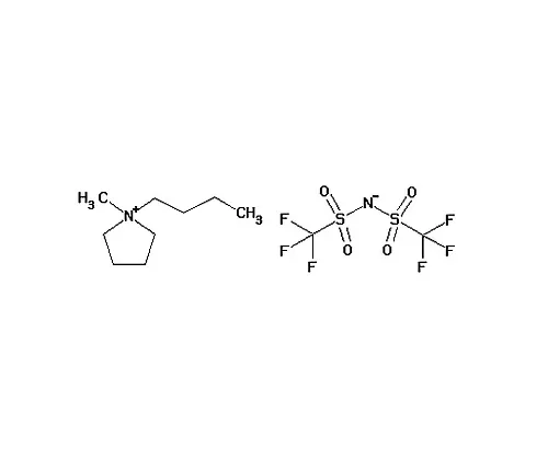 61-0323-98　［Discontinued］1-Butyl-1-Methylpyrrolidinium Bis(Trifluoromethylsulfonyl)Imide High Purity 491046 100G　4.91046.0100