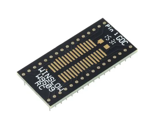 63-7380-64　Winslow Straight Through Hole Mount 1.27 mm, 2.54 mm Pitch IC Socket Adapter, 32 Pin Female SOP to 32 Pin Male DIP　W9509RC