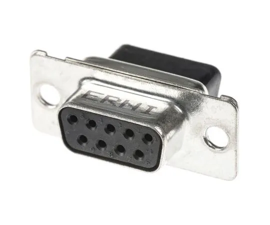 63-7454-74　ERNI TMC Series Straight Crimp D-sub Connector, Socket, 9 Pin　14176