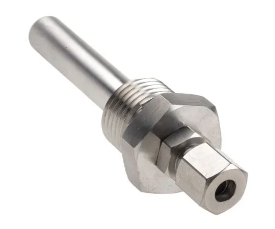 63-7407-51　RS PRO Thermopocket for *** with Temperature Probes With 6 mm, 11.1 (Pocket) mm Probe Diameter, 1/2 BSP　178-0957