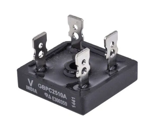 63-7523-42　Vishay VS-GBPC2510A, Bridge Rectifier, 25A 1000V, 4-Pin GBPC-A　VS-GBPC2510A