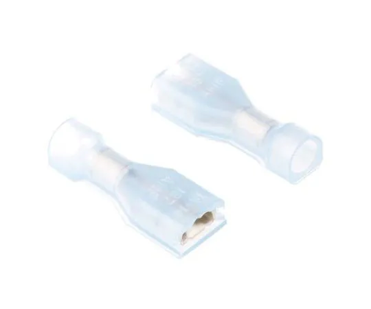63-7445-82　TE Connectivity Ultra-Fast .187 Series Blue Insulated Crimp Receptacle, 4.75 x 0.51mm, 1.3mm² to 2mm², 16AWG to 14AWG,　3-350816-2