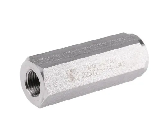 63-7490-69　RS PRO Stainless Steel, Steel Hydraulic Check Valve, BSP 1/4, 110L/min　324-4944