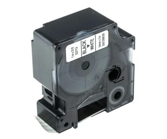 63-7518-64　Dymo Black on White Label Printer Tape, 24 mm Width, 7 m Length　S0720930