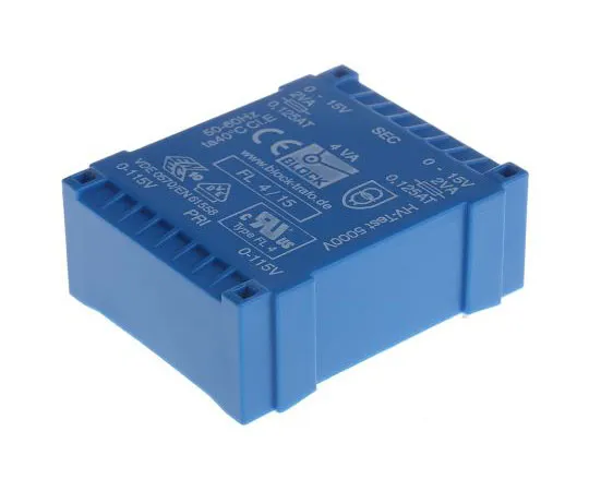 63-7420-05　15V ac 2 Output Through Hole PCB Transformer, 4VA　FL 4/15