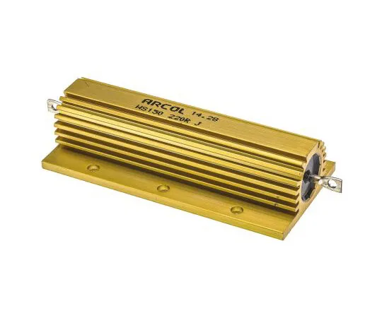 63-7483-99　Arcol HS150 Series Aluminium Ho***d Axial Wire Wound Panel Mount Resistor, 220Ω ±5% 150W　HS150 220R J