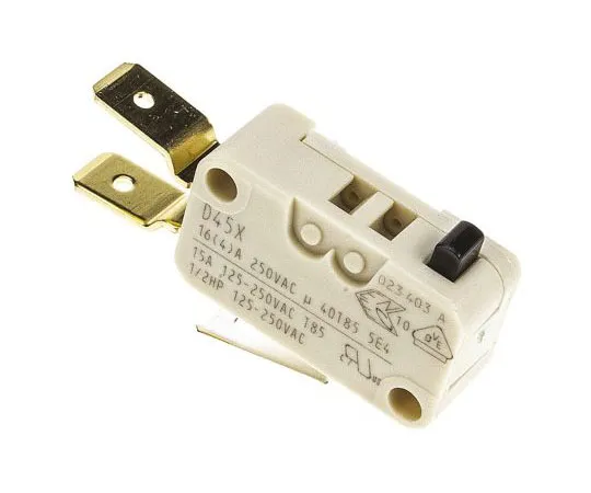 63-7381-71　SPDT-NO/NC Button Microswitch, 16 A @ 250 V ac　D459-V3AA