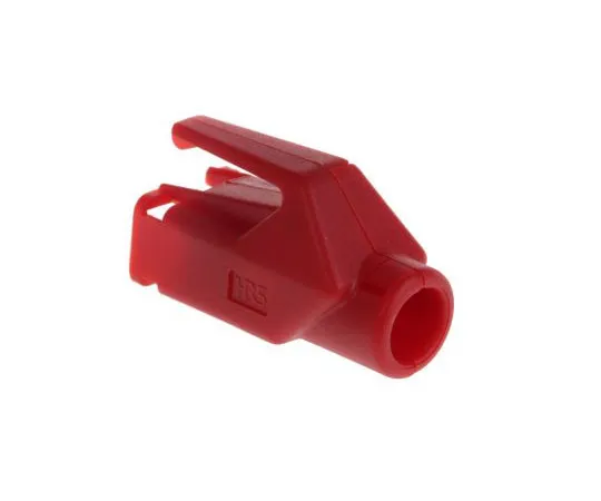 63-7542-54　Hirose RJ45 RJ Connector Hood, Red 13.4mm Length　TM21P-88P(15)