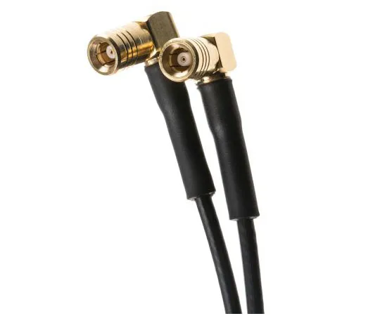63-7530-73　TE Connectivity 50 Ω, Male SMB to Male SMB Coaxial Cable Assembly, 500mm length, RG174 cable type　1337817-2