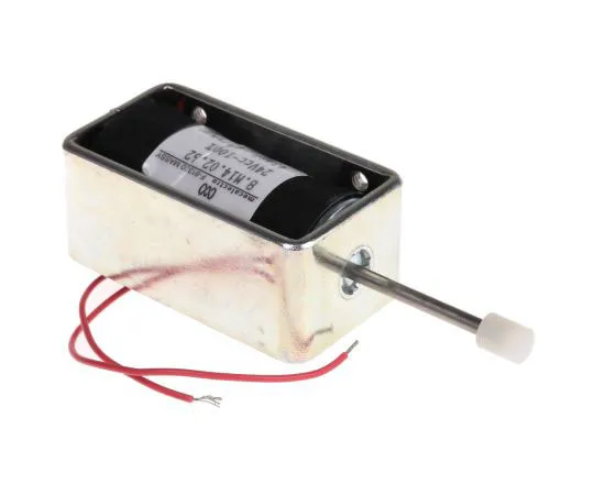 63-7483-12　Push Action DC D-Frame Solenoid, 12mm stroke, 10.5W, 24 V dc　8.M14 02 62 24 VCC 100%