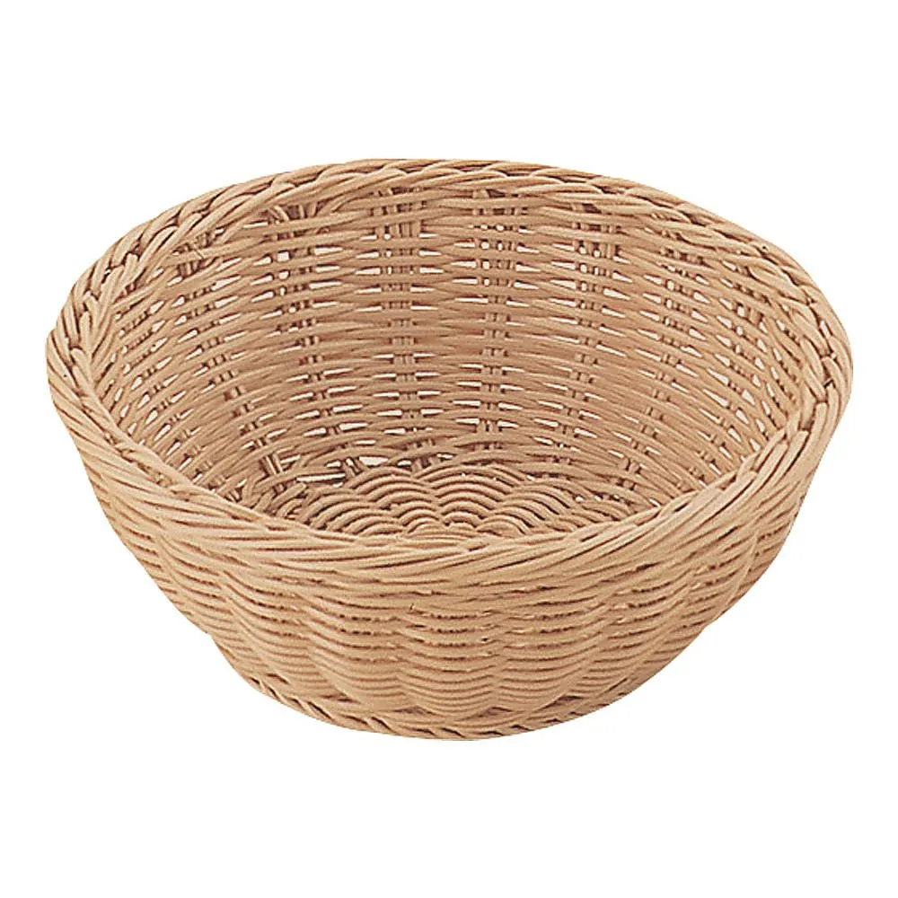 62-6403-49　PP Round Basket Ivory Type 18　RO-203-IV