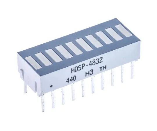 63-7446-54　HDSP-4832 Broadcom Light Bar LED Display, Green/Red/Yellow 1900 μcd, 3500 μcd　HDSP-4832