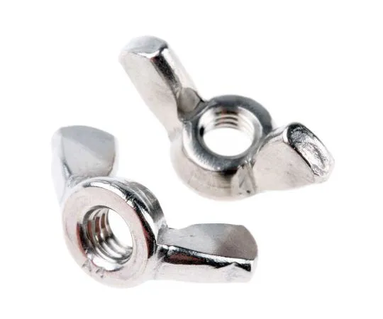 63-7447-62　24mm Plain Stainless Steel Wingnut, M5, A4 316　248-4337