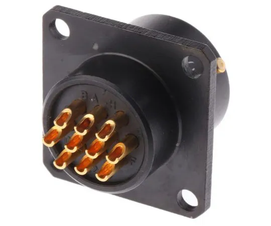 63-7479-90　Amphenol 62LC Series Panel Mount Connector, 10 contacts Socket　62LC-12E12-10PN(771)