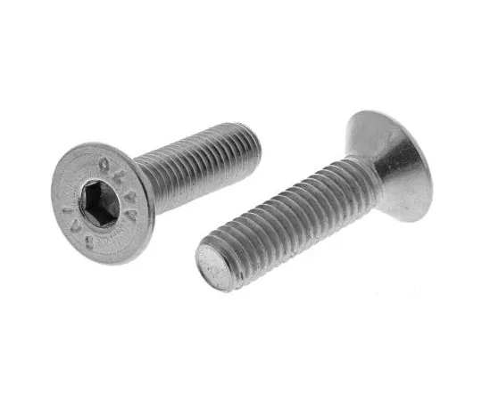 63-7481-96　RS M8 x 30mm Hex Socket Countersunk Screw Plain Stainless Steel　304-4823