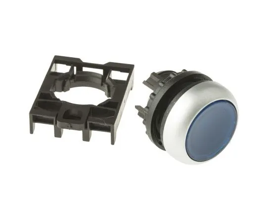 63-7526-59　Eaton M22 Series, Blue Push Button Head, Momentary, 22mm Cutout　78635805 & M22-DL-B+M22-A