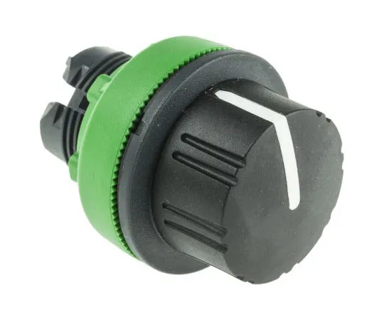 63-7389-31　Schneider Electric Harmony XB5 3 Position Selector Switch Head Black Knurled Knob Spring Return to Centre　ZB5FD59