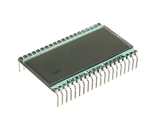 63-7411-29　RS PRO 7-Segment LCD Display, Black on Grey, 1 Row by 4-1/2 Characters, Transflective　185-0187
