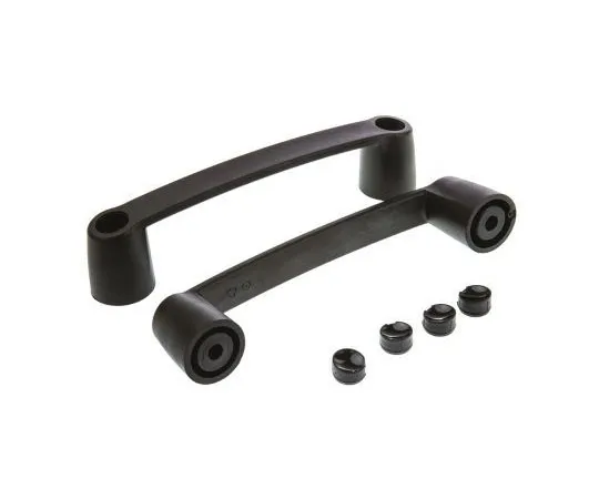 63-7459-22　RS PRO Matte Black Plastic Concealed Fixings Drawer Handle, 213mm　267-0746
