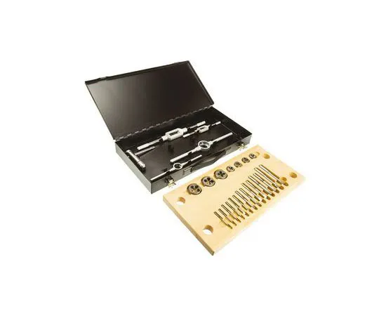 63-7479-46　RS PRO 18 Piece HSS M3 → M12 Thread Tap & Die Set　300-7442