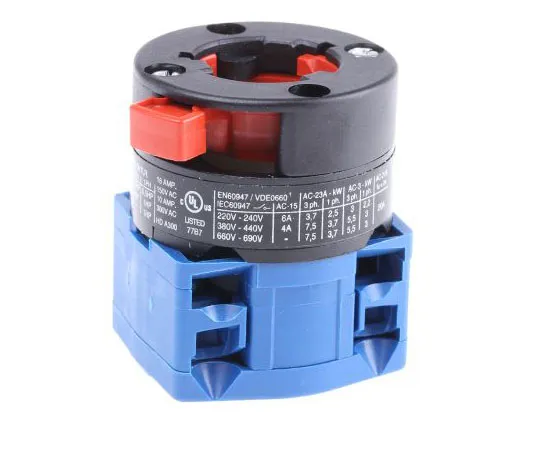 63-7485-90　Kraus & Naimer, SP 2 Position 60° Rotary Switch, 690 V, 20 A, Rotary Knob Actuator　CG8A200/GBA001*FT
