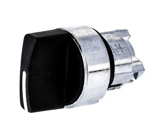 63-7493-49　Schneider Electric Harmony XB4 2 Position Selector Switch Head Standard Handle Black Spring Return Right to Left　ZB4BD4